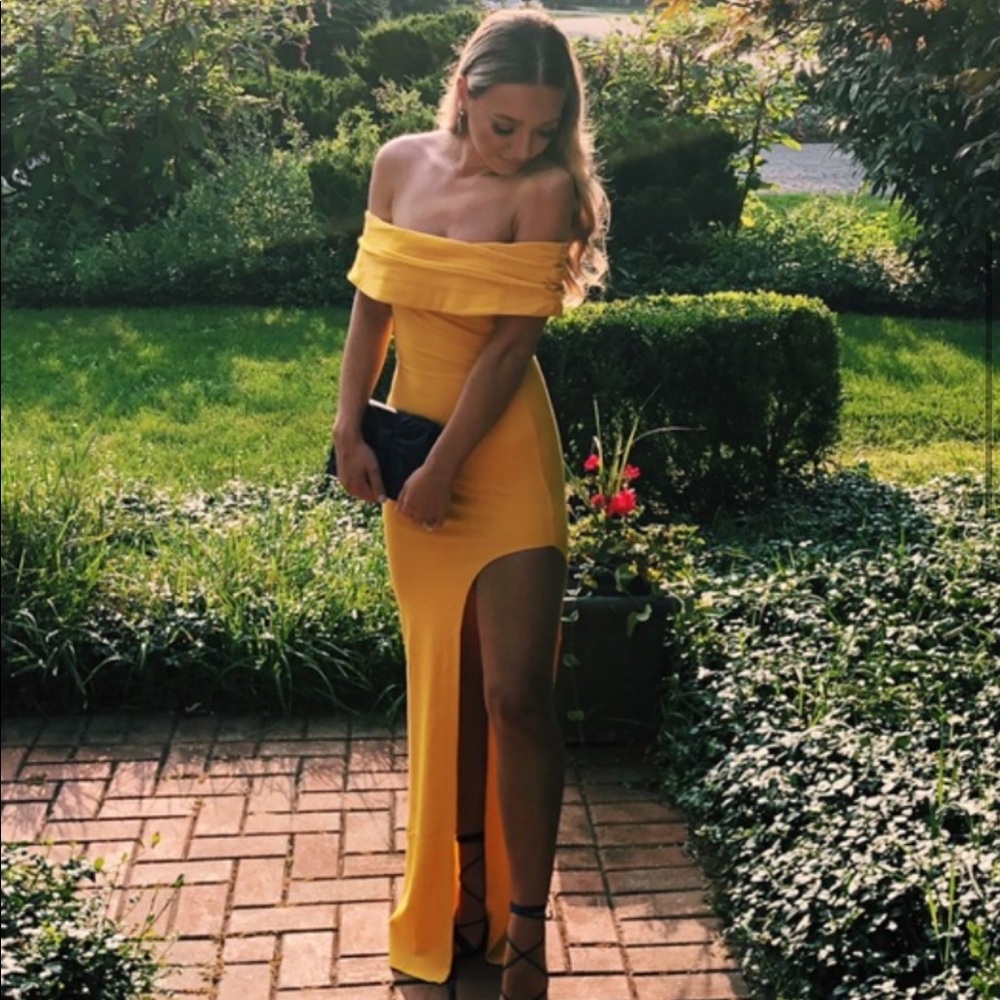 Lovers + Friends Marigold Gown Dress Revolve Prom